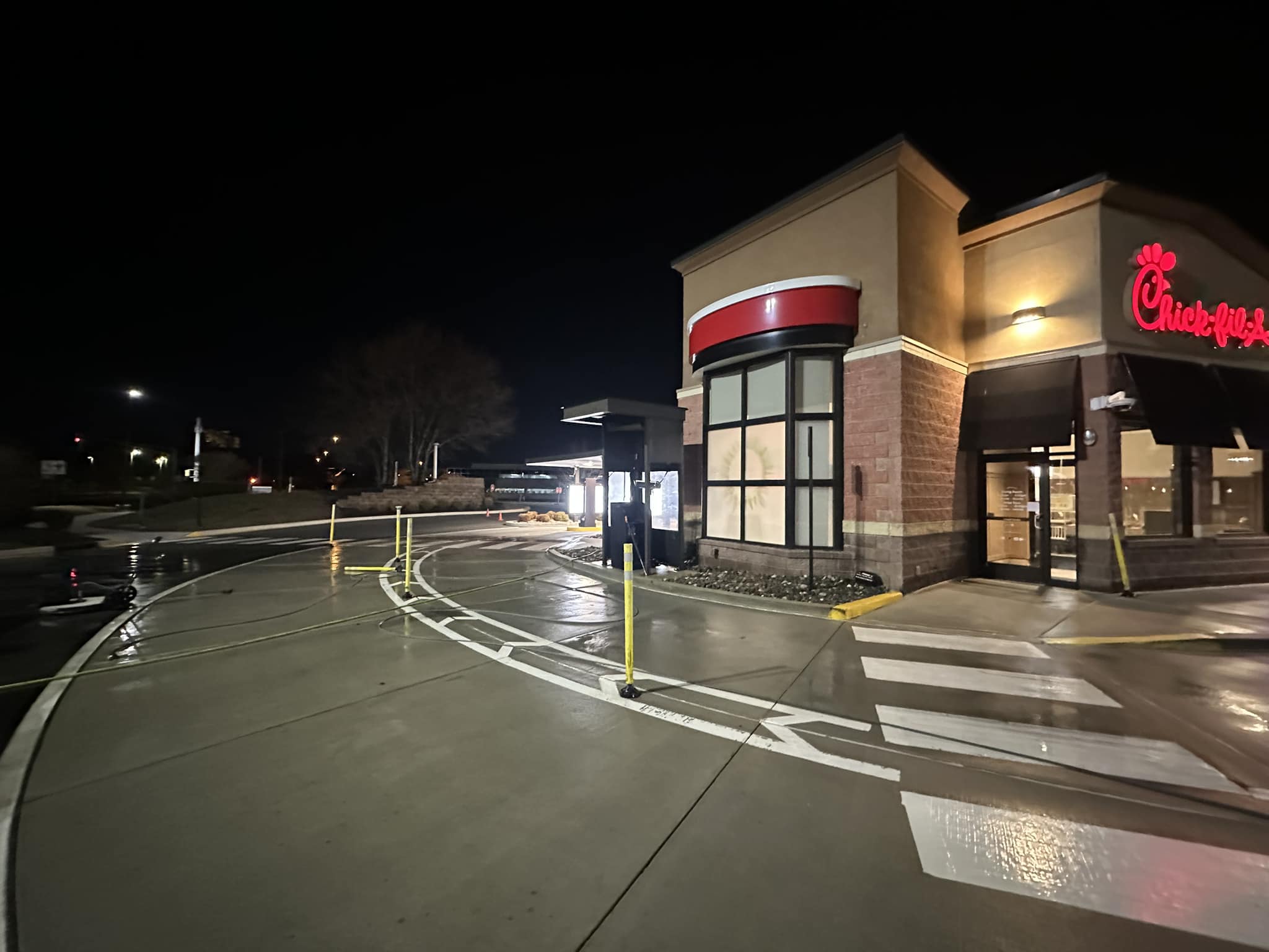 Professional Pressure Washing for Chick-fil-A in Mt. Laurel, NJ